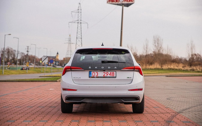 Skoda Scala cena 75900 przebieg: 50000, rok produkcji 2021 z Głogów małe 154